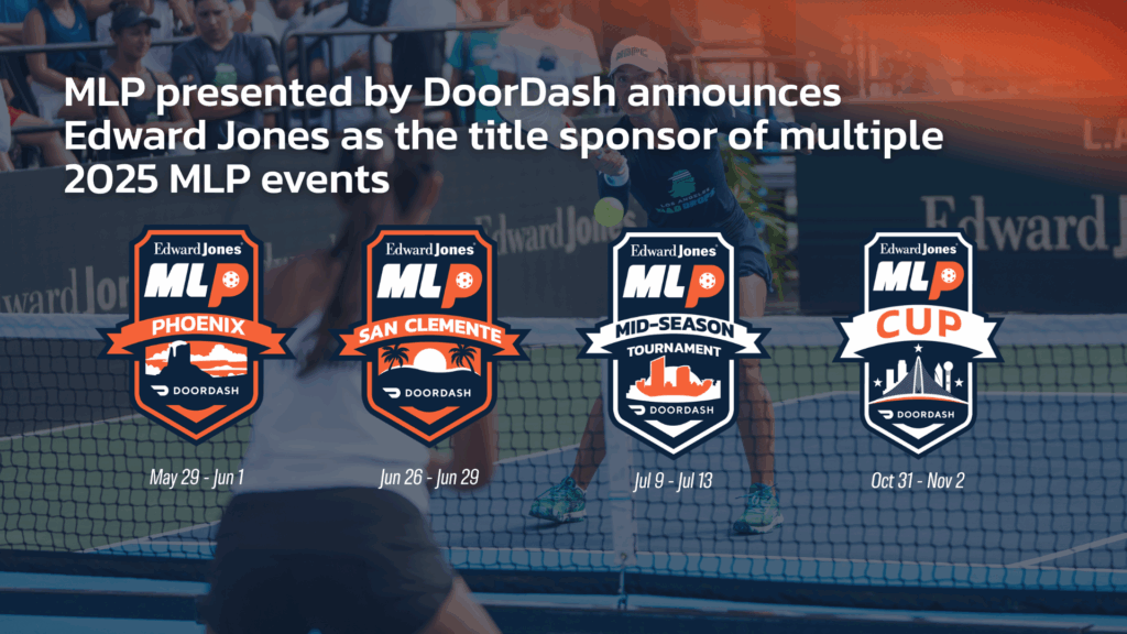 MLP presented by DoorDash Announces Edward Jones as Title Sponsor of Multiple 2025 MLP Events