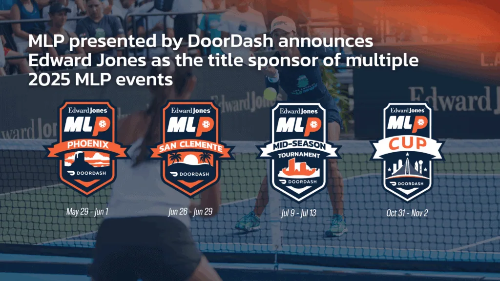 MLP presented by DoorDash Announces Edward Jones as Title Sponsor of Multiple 2025 MLP Events