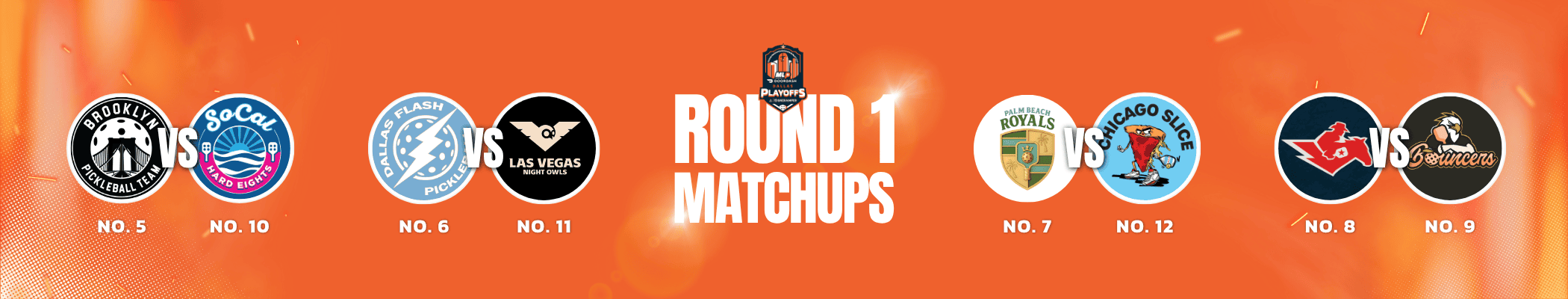 Major League Pickleball players competing on the court during a match.