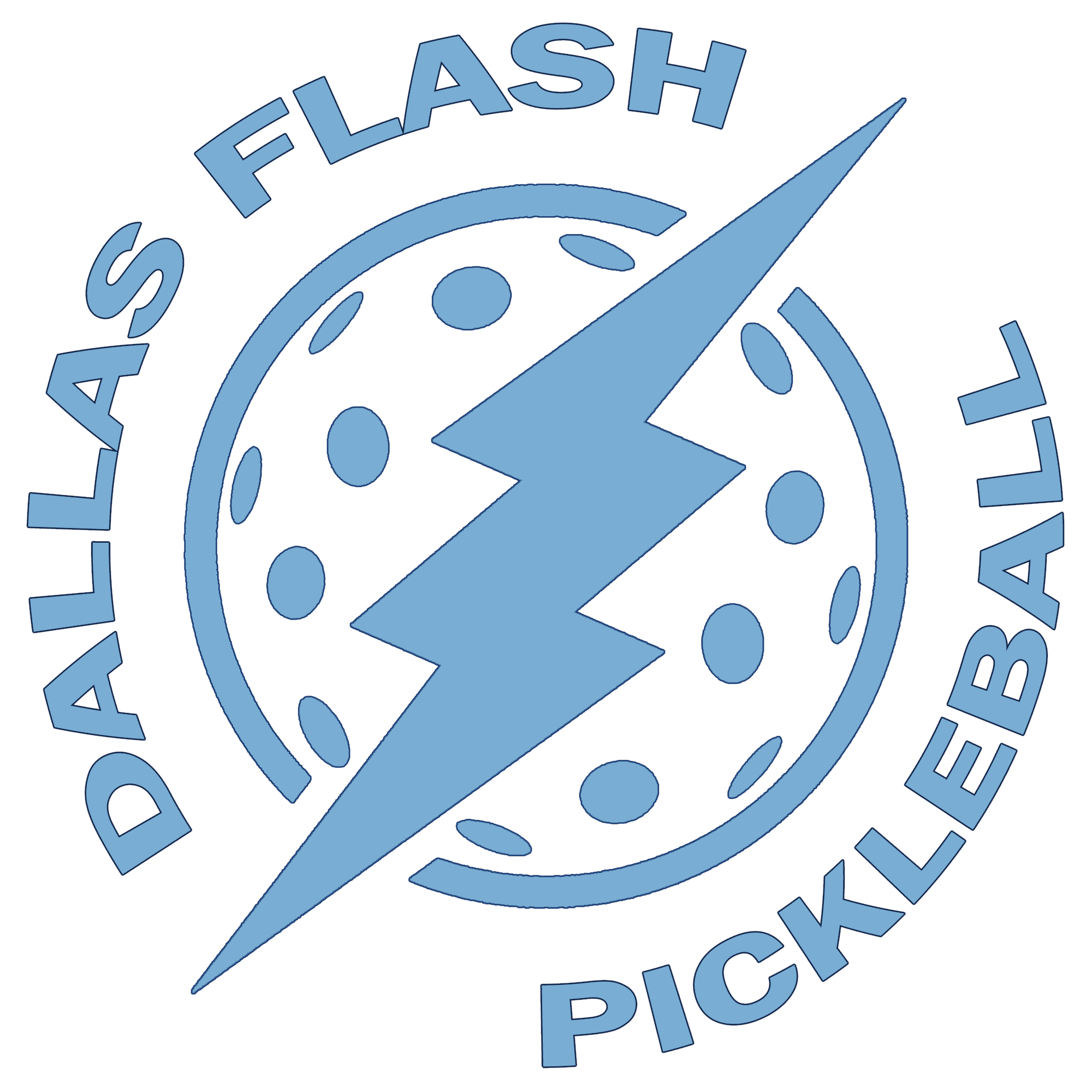 DALLAS FLASH PICKLEBALL Logo