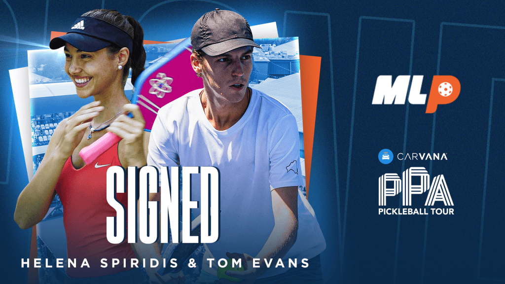 Australian Pickleball Stars Tom Evans & Helena Spiridis Set to Compete on the World’s Premier Pickleball Pro Tour and League – the Carvana PPA Tour and Major League Pickleball in the USA 