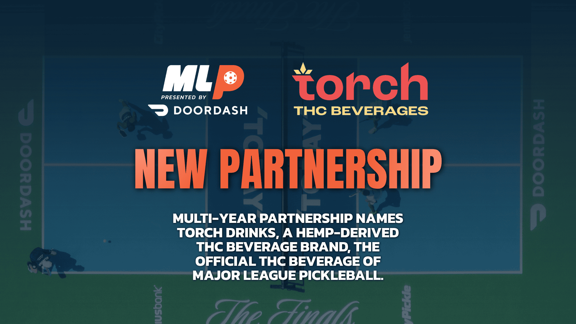 Torch Beverages Named Official THC Beverage of Major League Pickleball